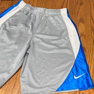 Gray White & Blue Nike Boys Shorts Sz Small EUC
